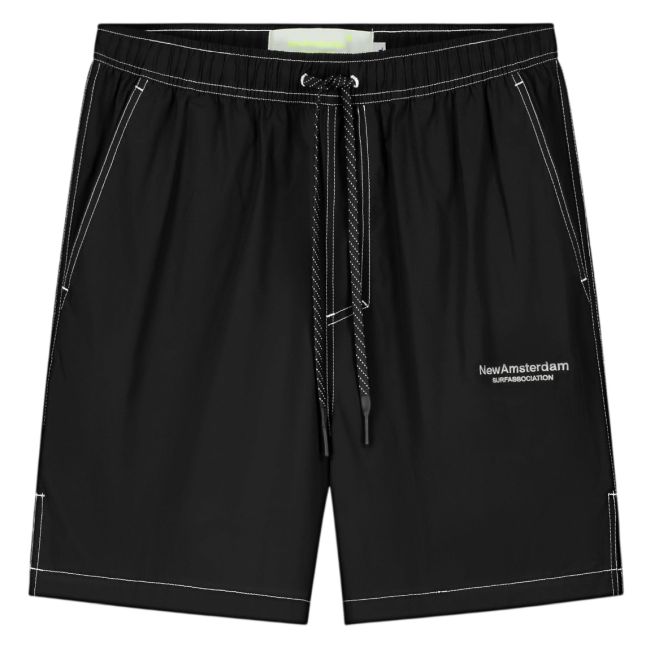 New Amsterdam Surf Association Contrast Zwembroek Zwart