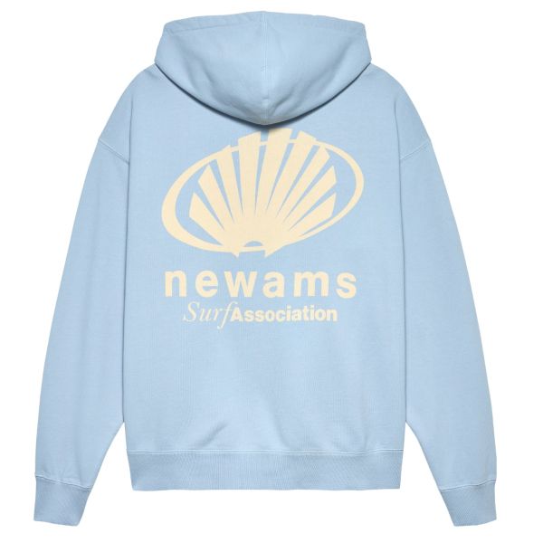 New Amsterdam Surf Association Corporate Logo Hoodie Licht Blauw