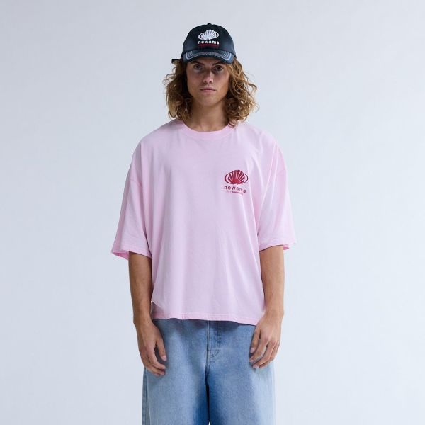 New Amsterdam Surf Association Corporate Logo T-shirt Roze