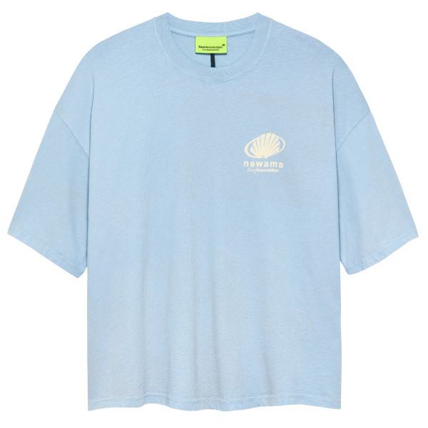 New Amsterdam Surf Association Corporate Logo T-shirt Licht Blauw