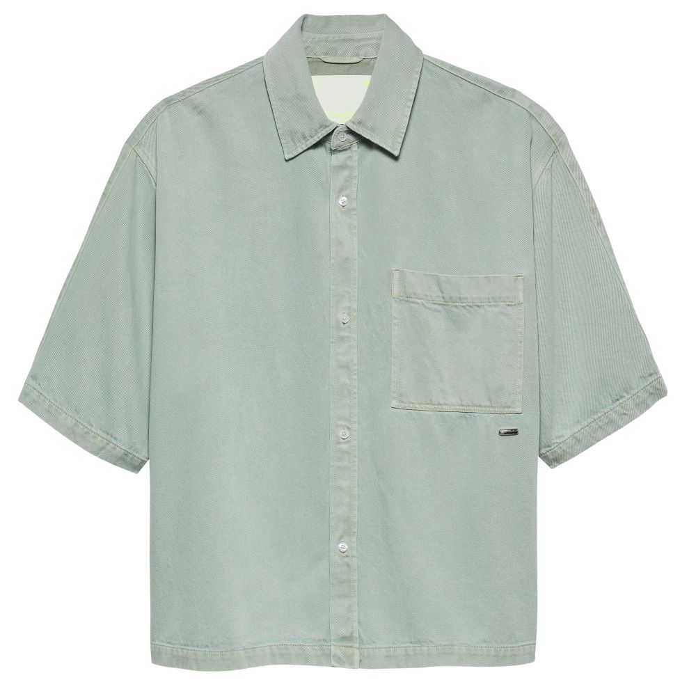 New Amsterdam Surf Association Denim Overhemd Mint