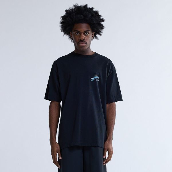 New Amsterdam Surf Association Dolphin T-shirt Zwart