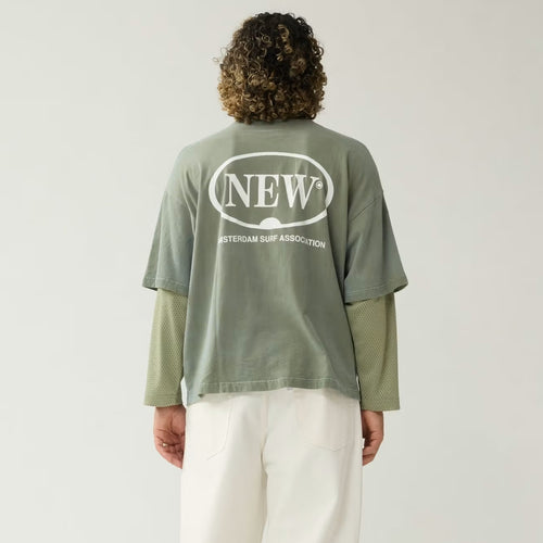 New Amsterdam Surf Association Double Layer Longsleeve T-shirt Groen