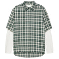New Amsterdam Surf Association Double Layer Overhemd Groen/Wit