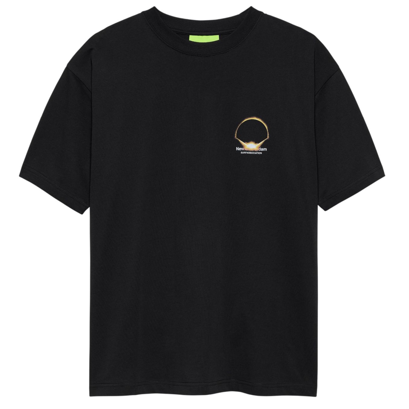 New Amsterdam Surf Association Eclipse T-shirt Zwart