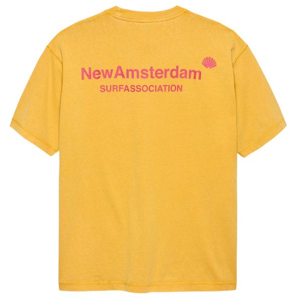 New Amsterdam Surf Association Logo T-shirt Geel