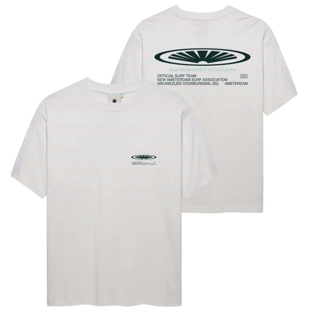 New Amsterdam Surf Association Shaper T-shirt Wit