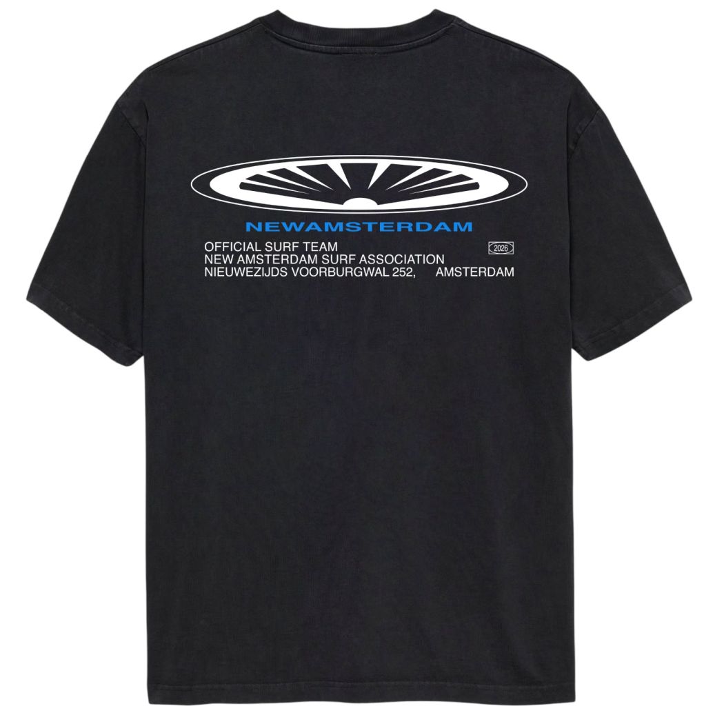 New Amsterdam Surf Association Shaper T-shirt Zwart