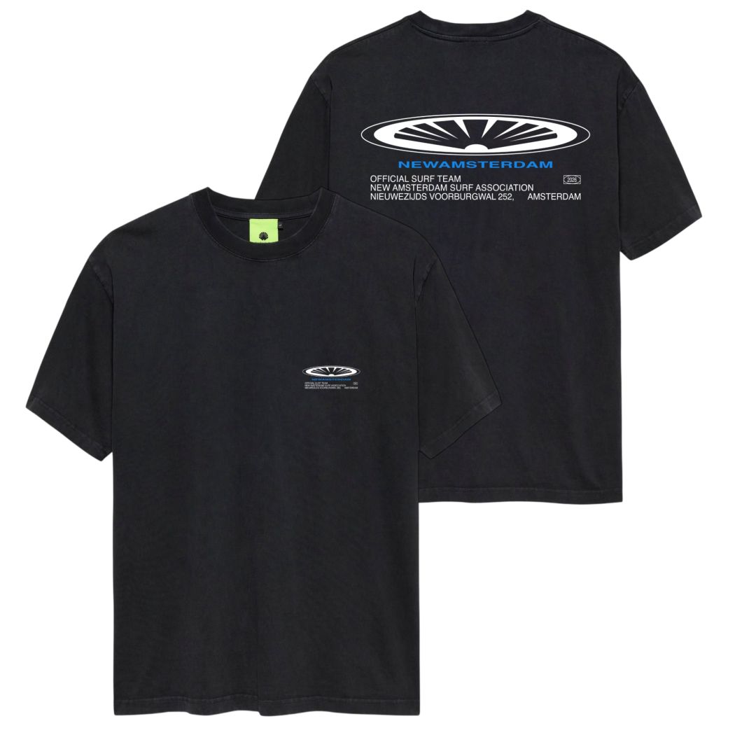 New Amsterdam Surf Association Shaper T-shirt Zwart