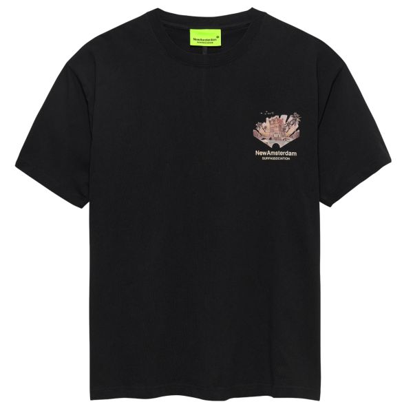New Amsterdam Surf Association Tropical T-shirt Zwart