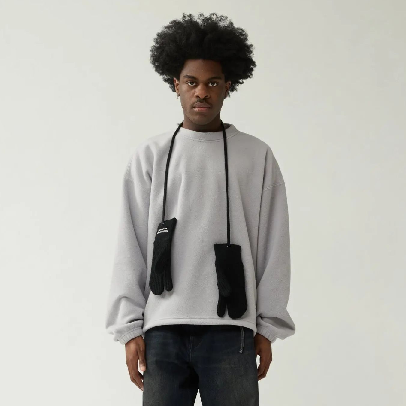New Amsterdam Surf Association Fleece Sweater Grijs