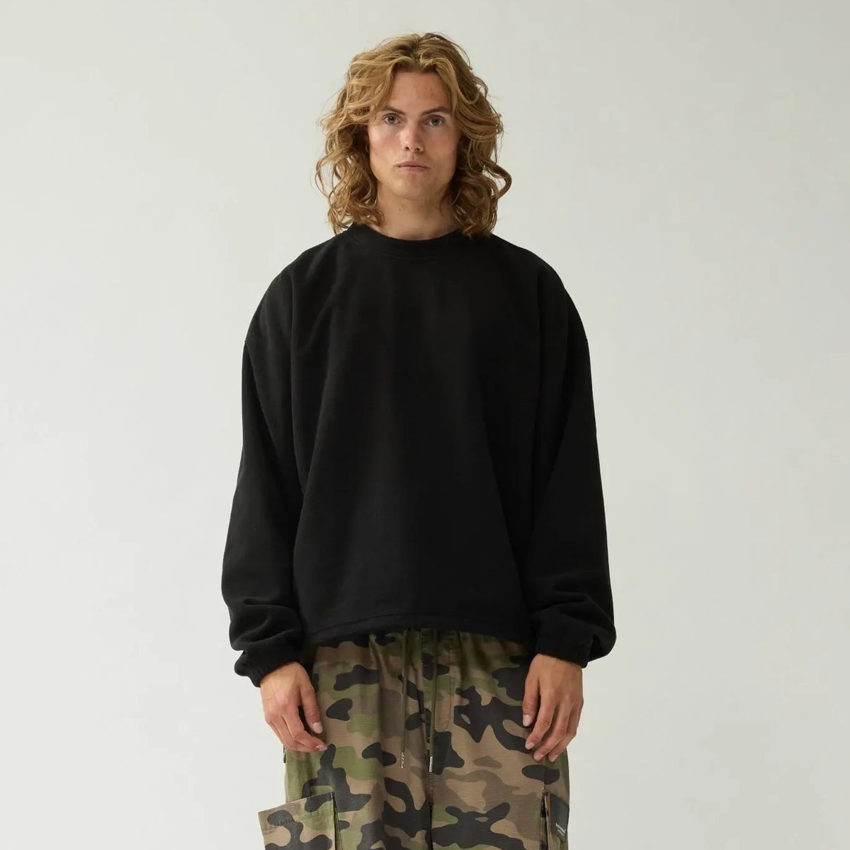 New Amsterdam Surf Association Fleece Sweater Zwart