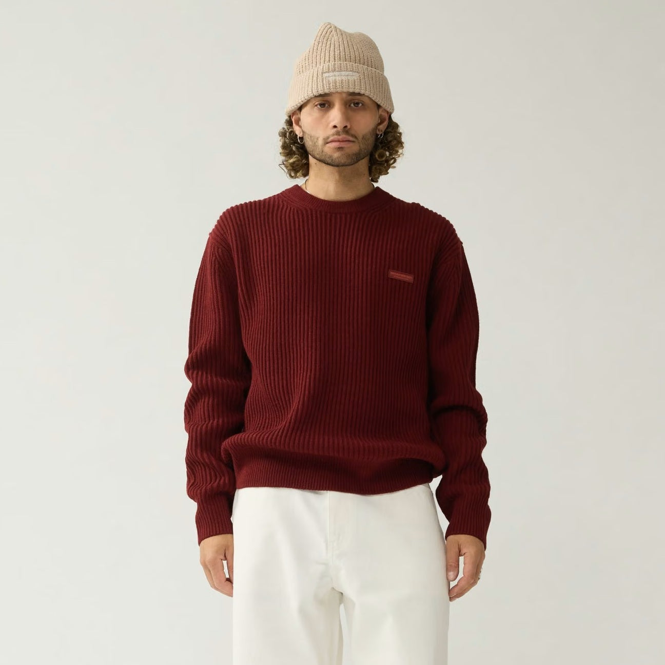 New Amsterdam Surf Association Knitted Sweater Bordeaux