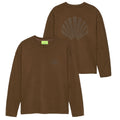 New Amsterdam Surf Association Logo Longsleeve Waffle T-shirt Bruin