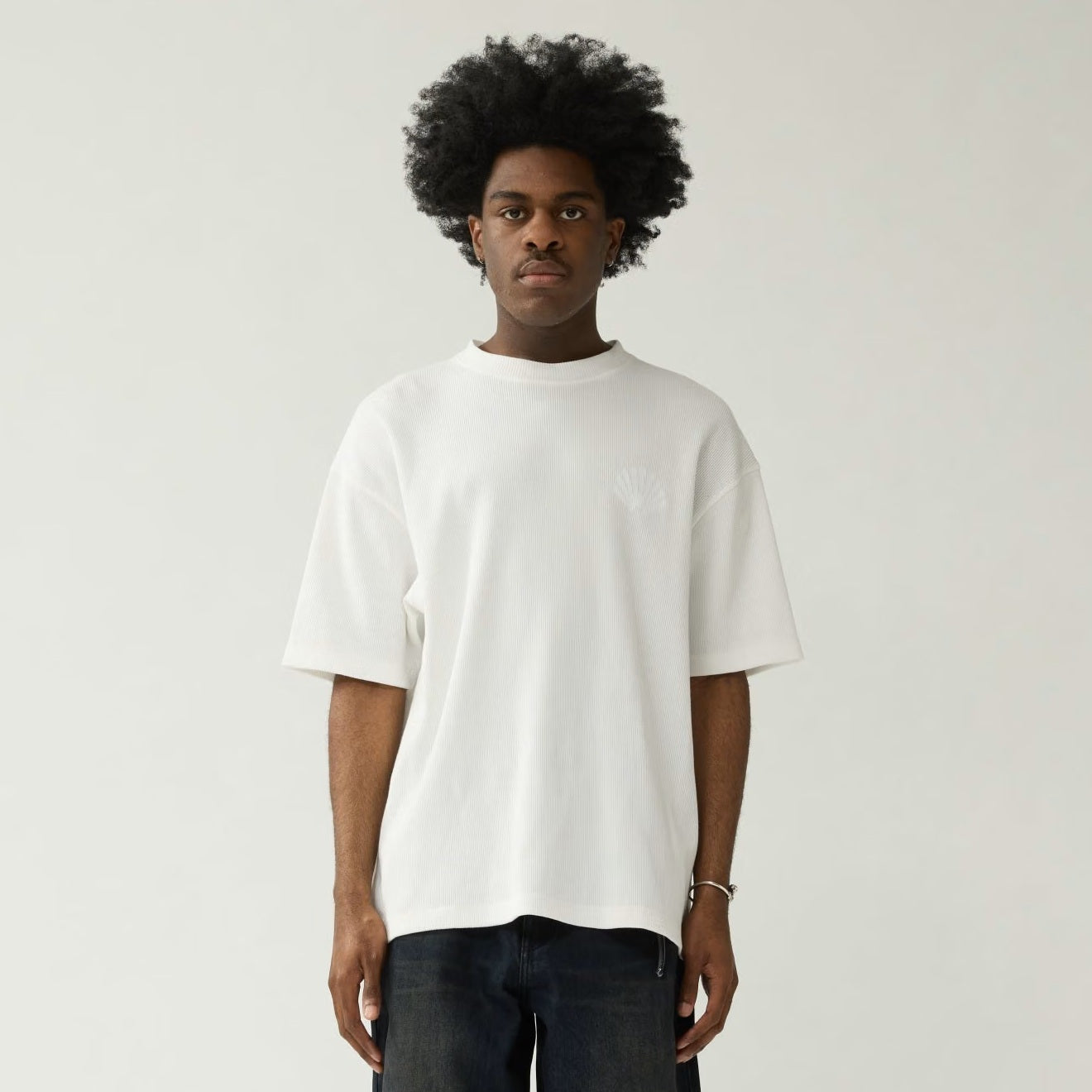 New Amsterdam Surf Association Logo Waffle T-shirt Wit