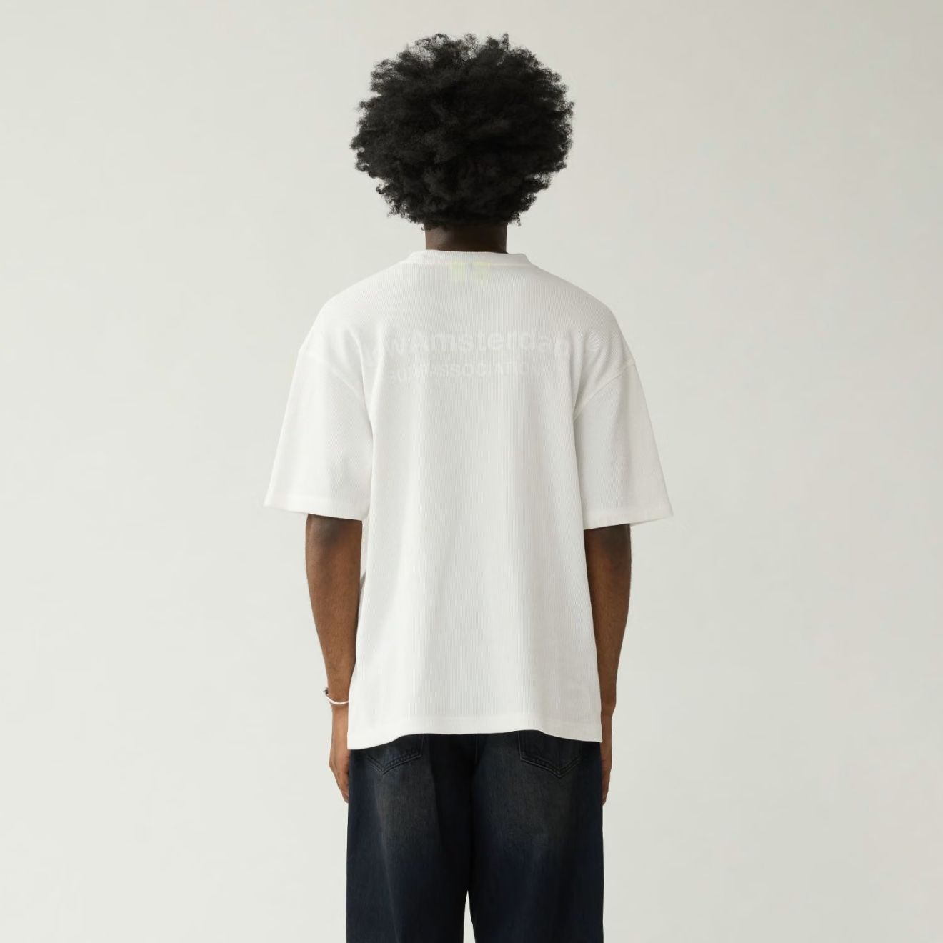New Amsterdam Surf Association Logo Waffle T-shirt Wit