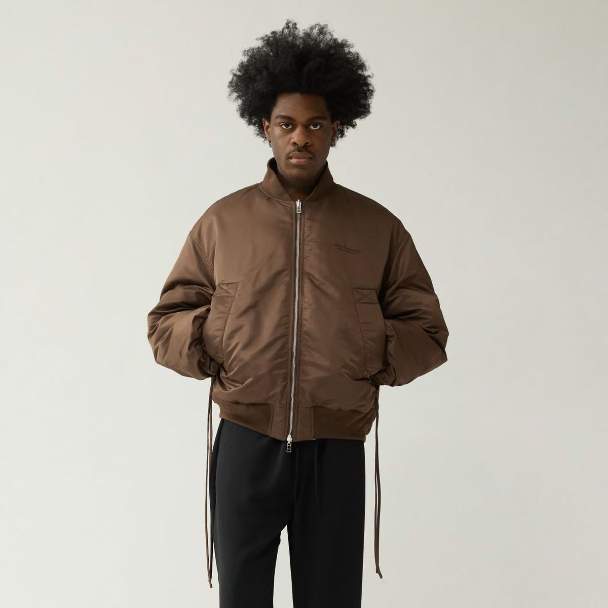 New Amsterdam Surf Association Reversible Bomber Jack Bruin/Blauw