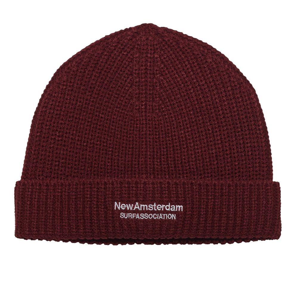 New Amsterdam Surf Association Reversible Logo Muts Bordeaux