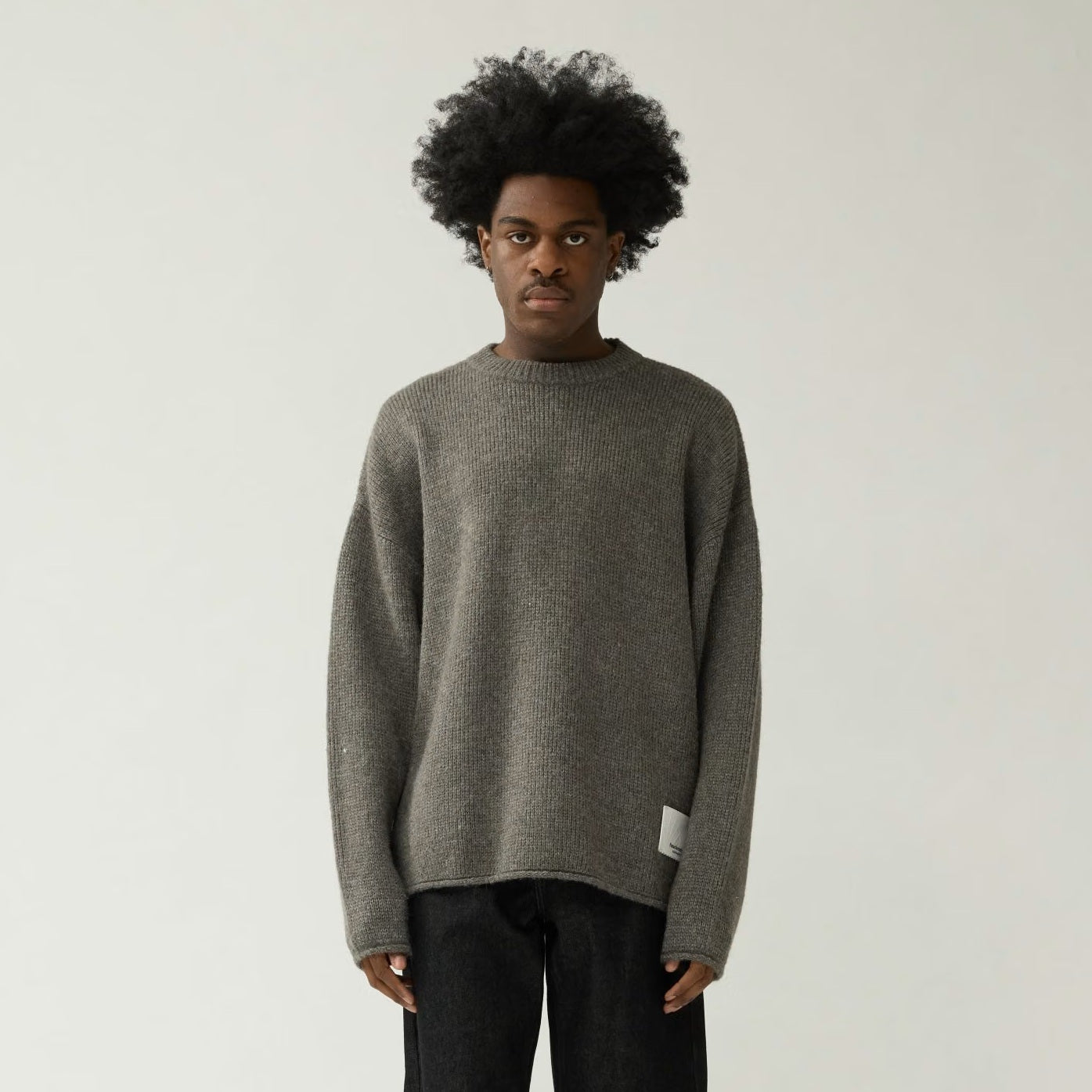 New Amsterdam Surf Association Tide Knit Sweater Grijs
