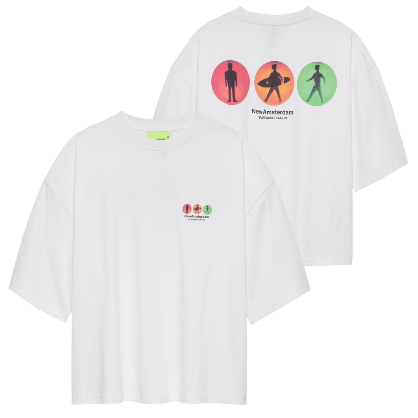 New Amsterdam Surf Association Traffic T-shirt Wit