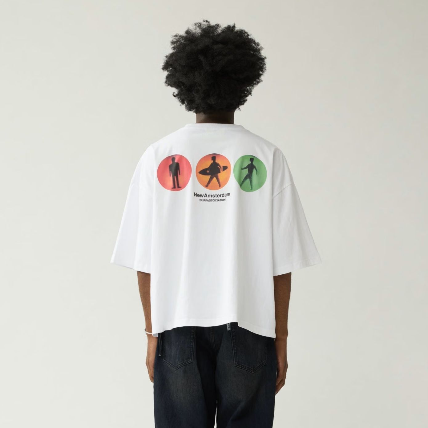 New Amsterdam Surf Association Traffic T-shirt Wit