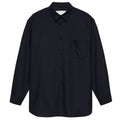 New Amsterdam Surf Association Wool Oversized Overhemd Navy