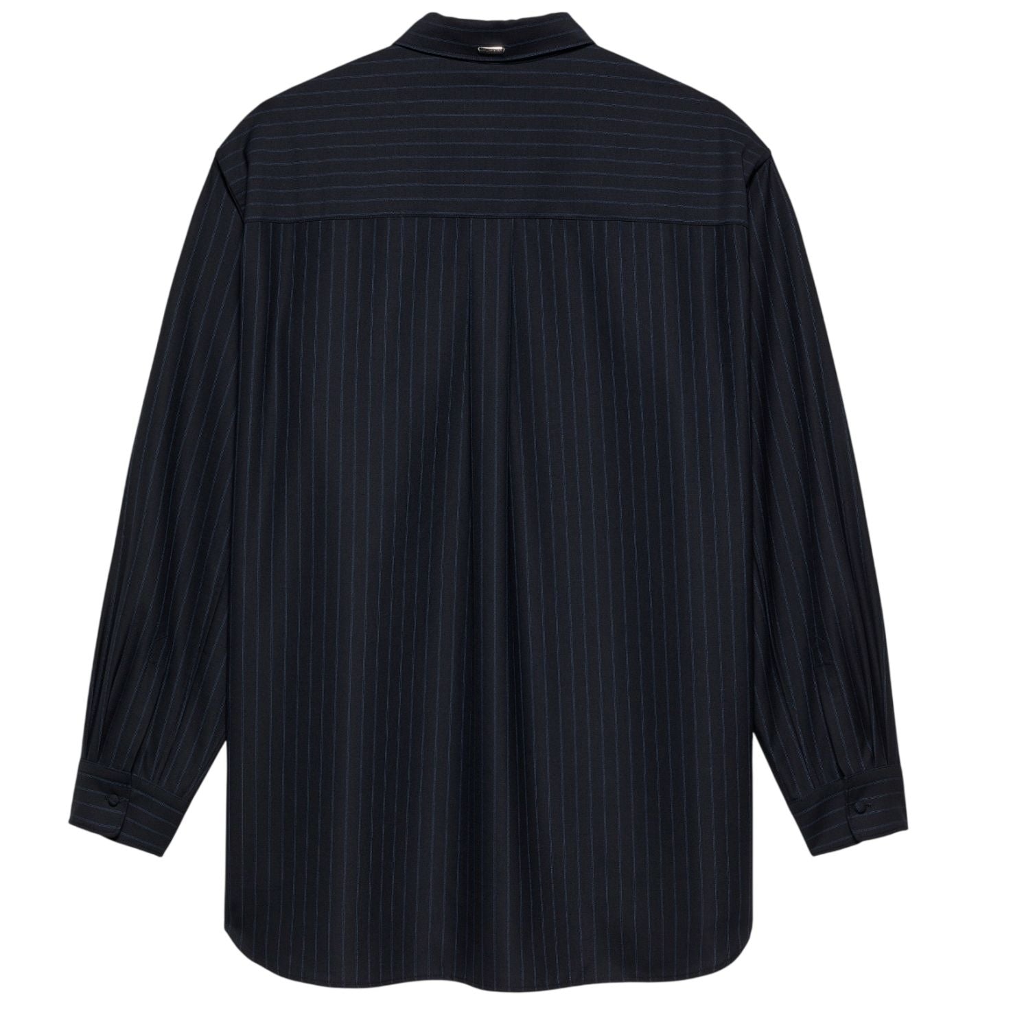 New Amsterdam Surf Association Wool Oversized Overhemd Navy