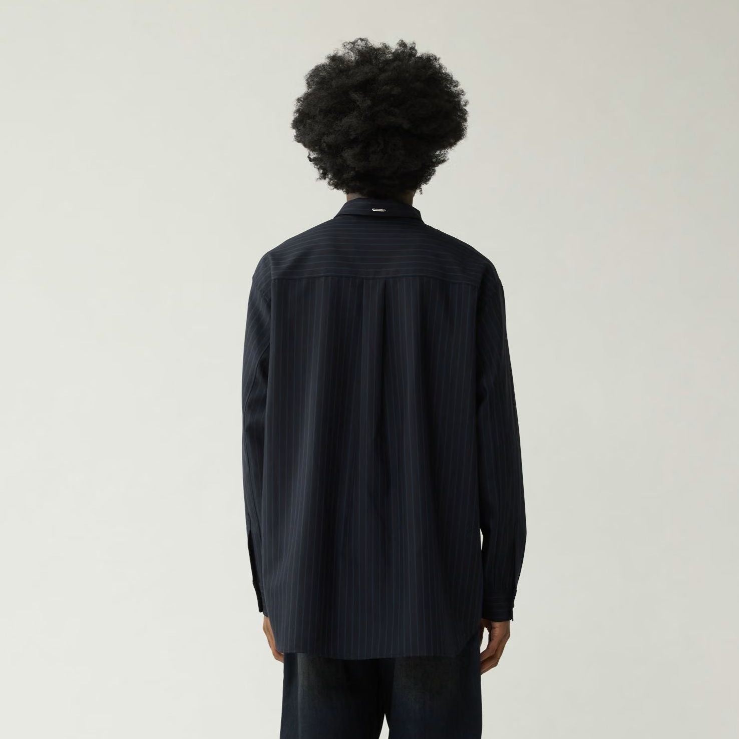 New Amsterdam Surf Association Wool Oversized Overhemd Navy