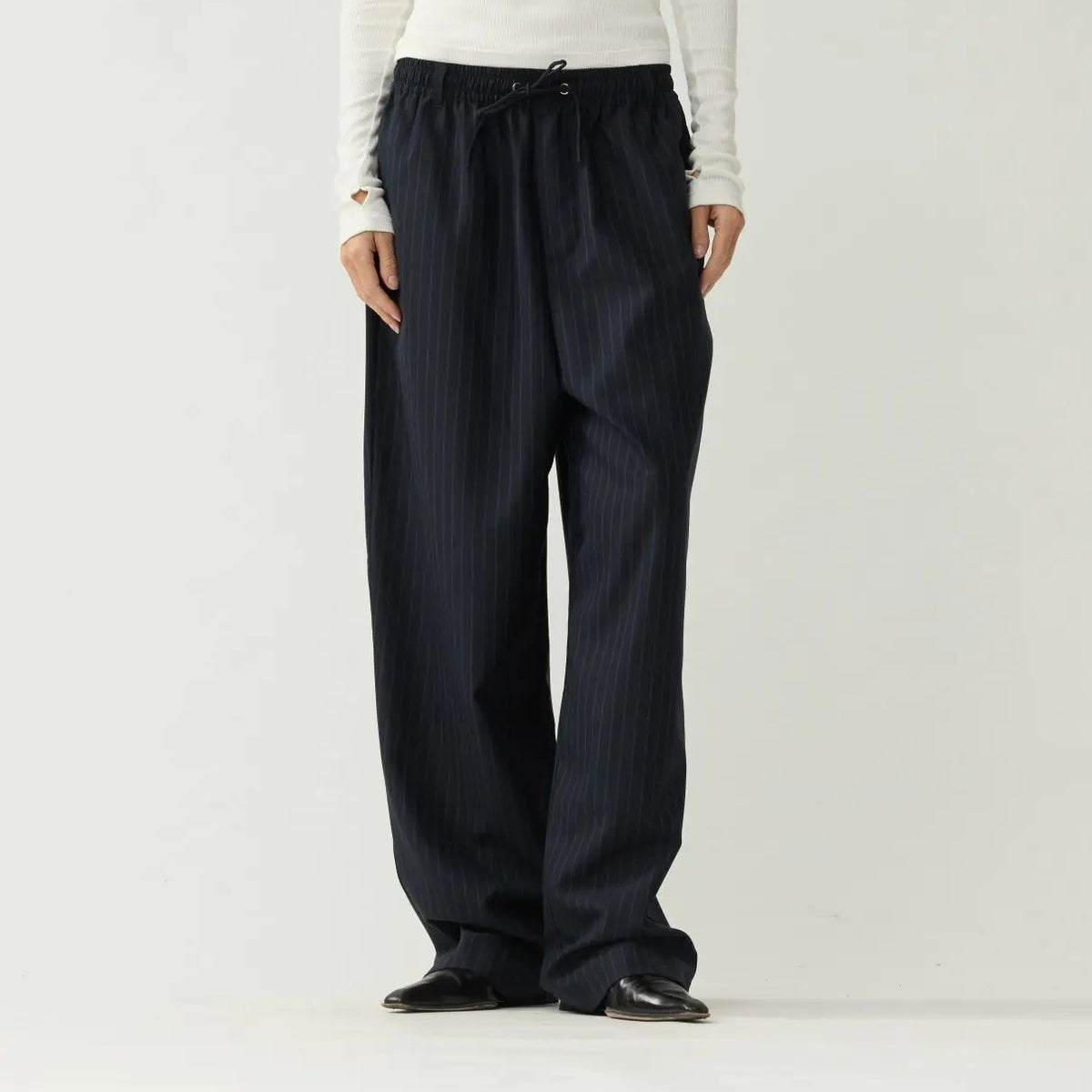 New Amsterdam Surf Association Wool Work Pinstripe Hose Marine