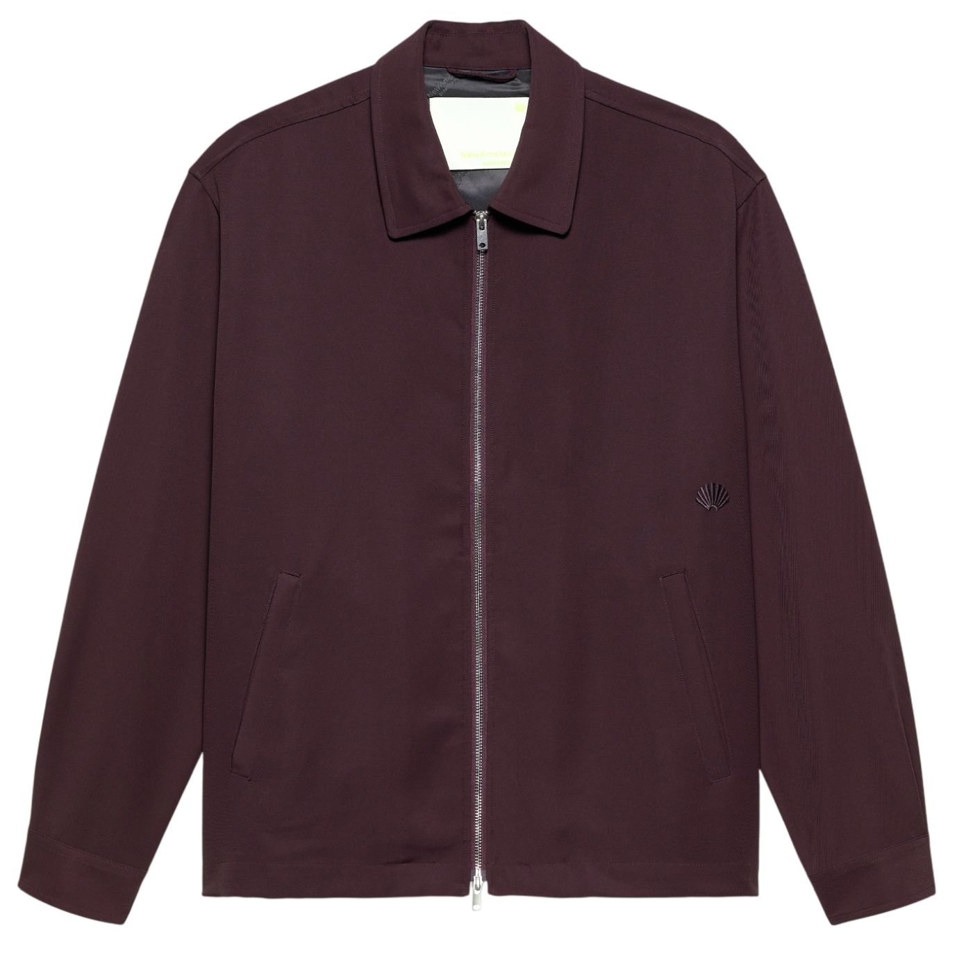 New Amsterdam Surf Association Zip Overshirt Bordeaux
