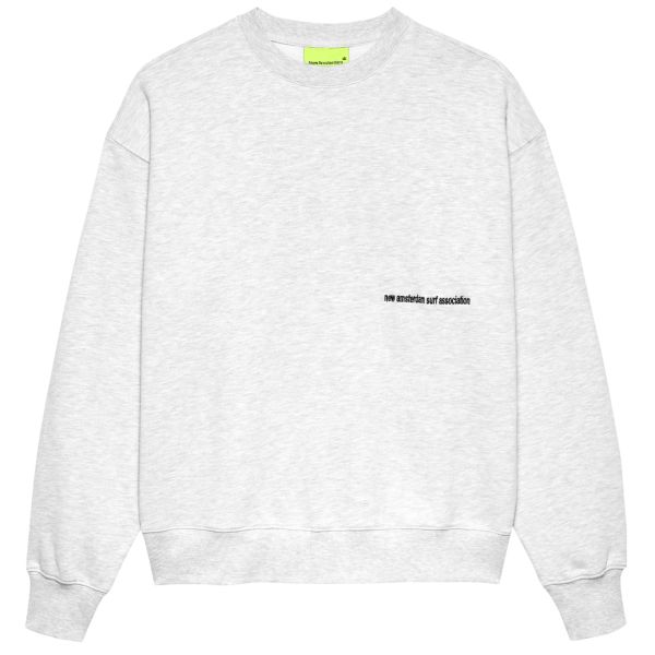 New Amsterdam Surf Association Beach Sign Sweater Grijs
