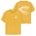 New Amsterdam Surf Association Beach Sign T-shirt Geel