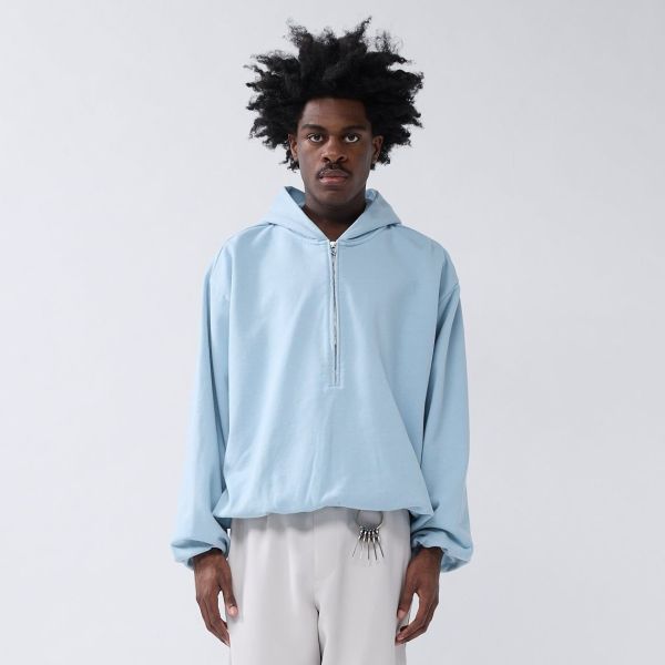 New Amsterdam Surf Association Inflatable Hoodie Licht Blauw