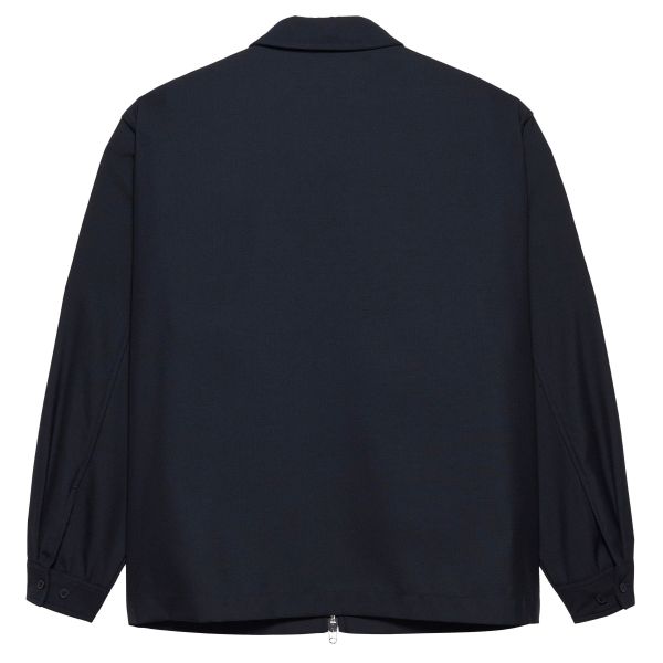 New Amsterdam Surf Association Lined Wool Overshirt Navy