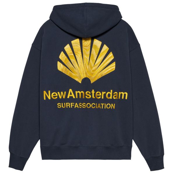 New Amsterdam Surf Association Logo Hoodie Navy