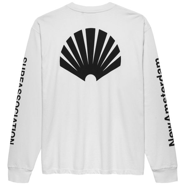 New Amsterdam Surf Association Logo Longsleeve T-shirt Wit
