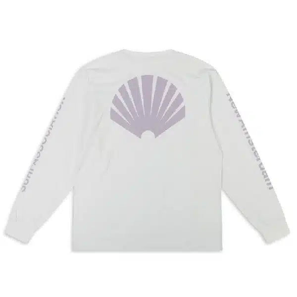 New Amsterdam Surf Association Logo Longsleeve T-shirt Wit