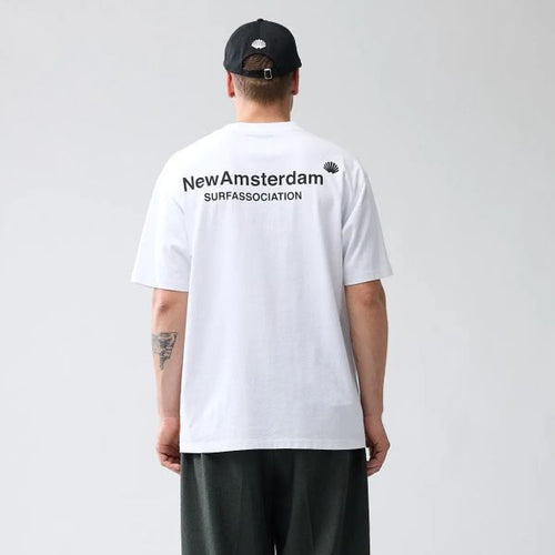 New Amsterdam Surf Association Logo T-shirt Wit