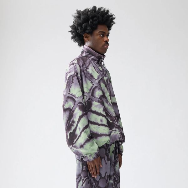 New Amsterdam Surf Association Oversized Aquarelle Jack Paars/Groen