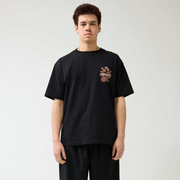 New Amsterdam Surf Association Ripple T-shirt Zwart