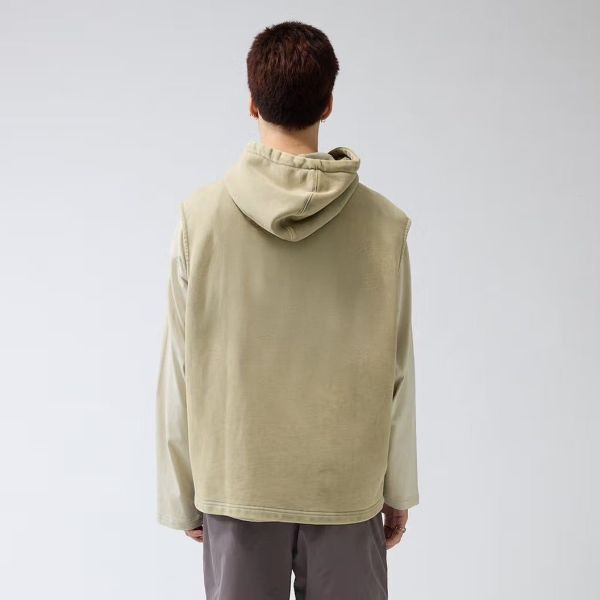 New Amsterdam Surf Association Sleeveless Hoodie Donker Groen
