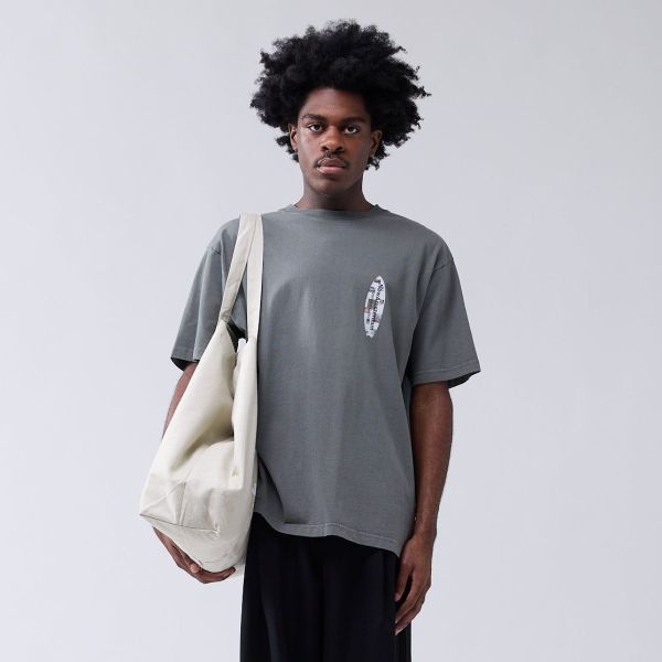 New Amsterdam Surf Association Surf Zine T-shirt Grijs