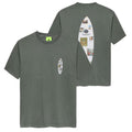 New Amsterdam Surf Association Surf Zine T-shirt Grijs
