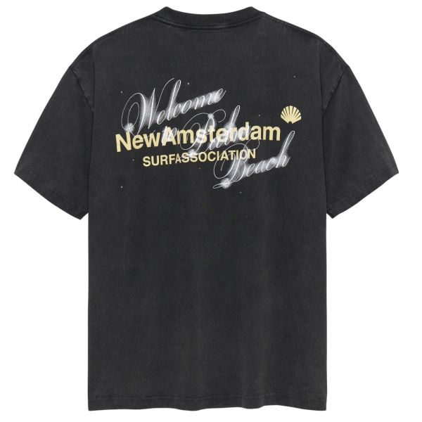 New Amsterdam Surf Association Welcome To Palmbeach T-shirt Antraciet
