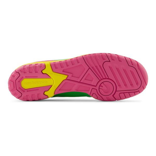 New Balance 550 Sneaker Groen/Roze/Geel
