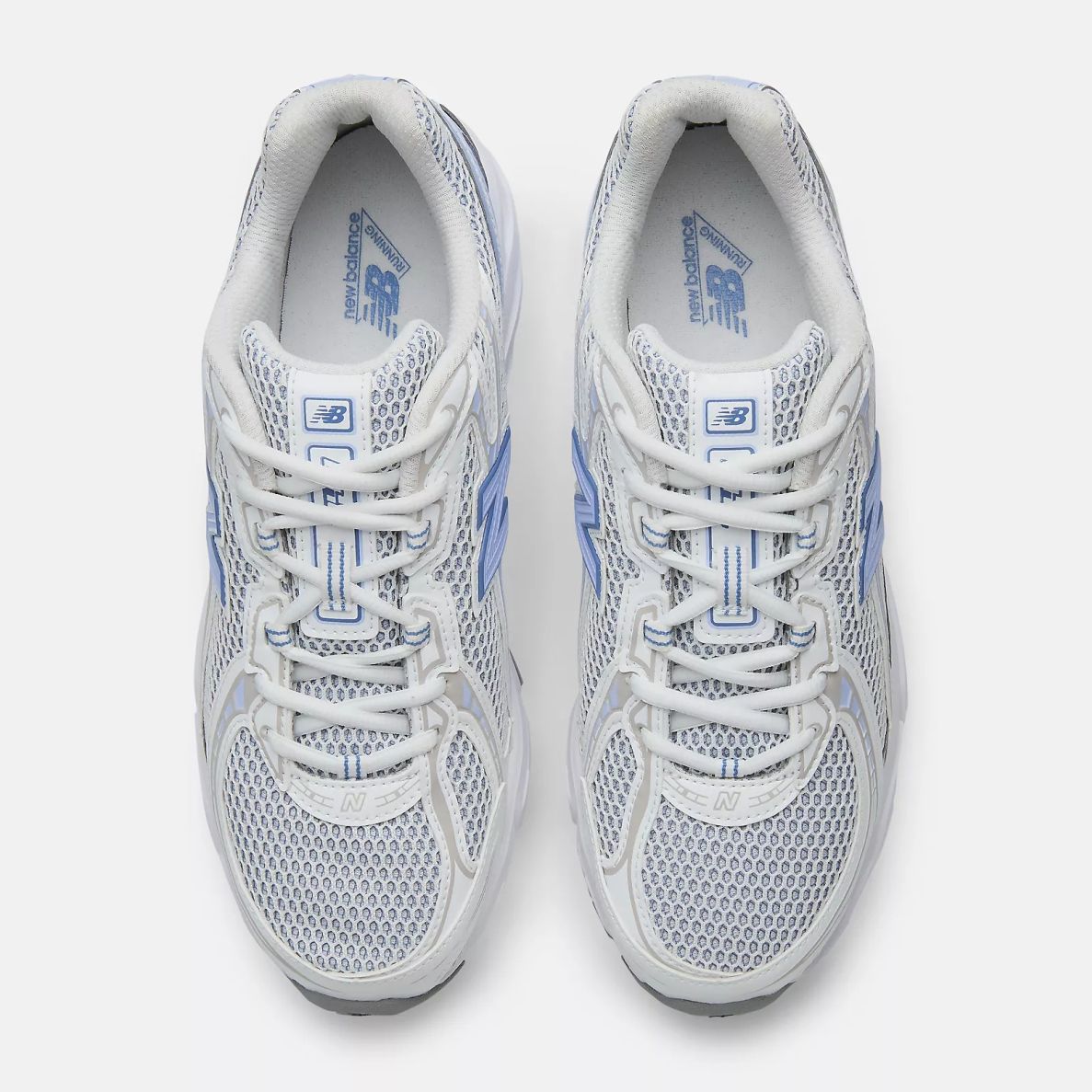 New Balance 740 Sneaker Wit/Licht Blauw