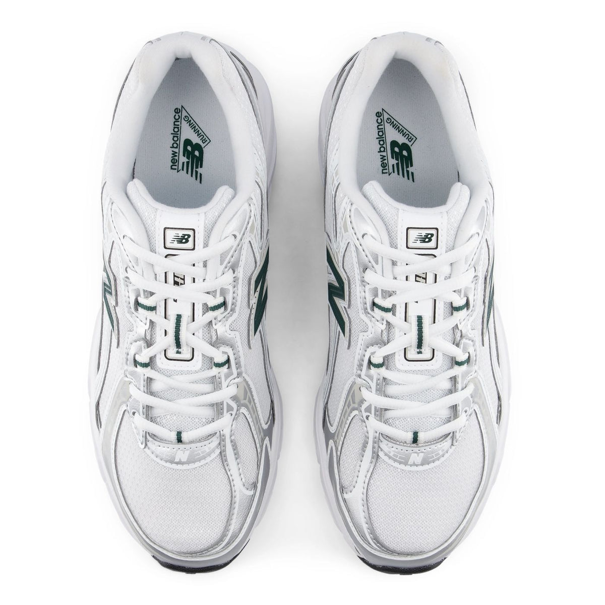 New Balance 740 Sneaker Wit/Donker Groen