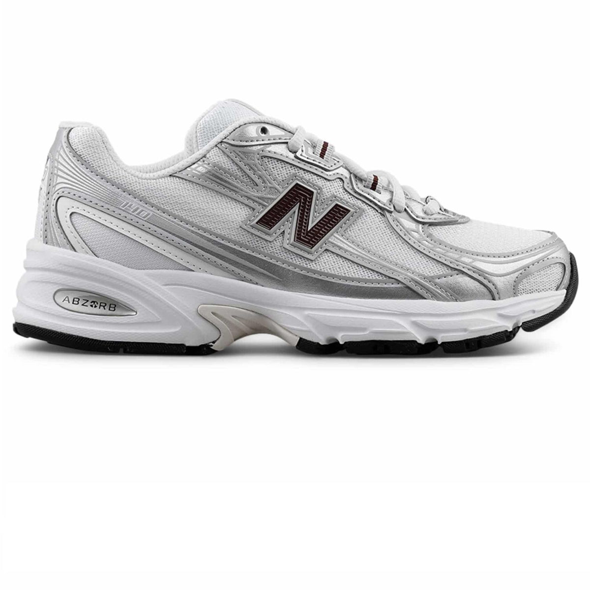 New Balance 740 Sneaker Wit/Bordeaux