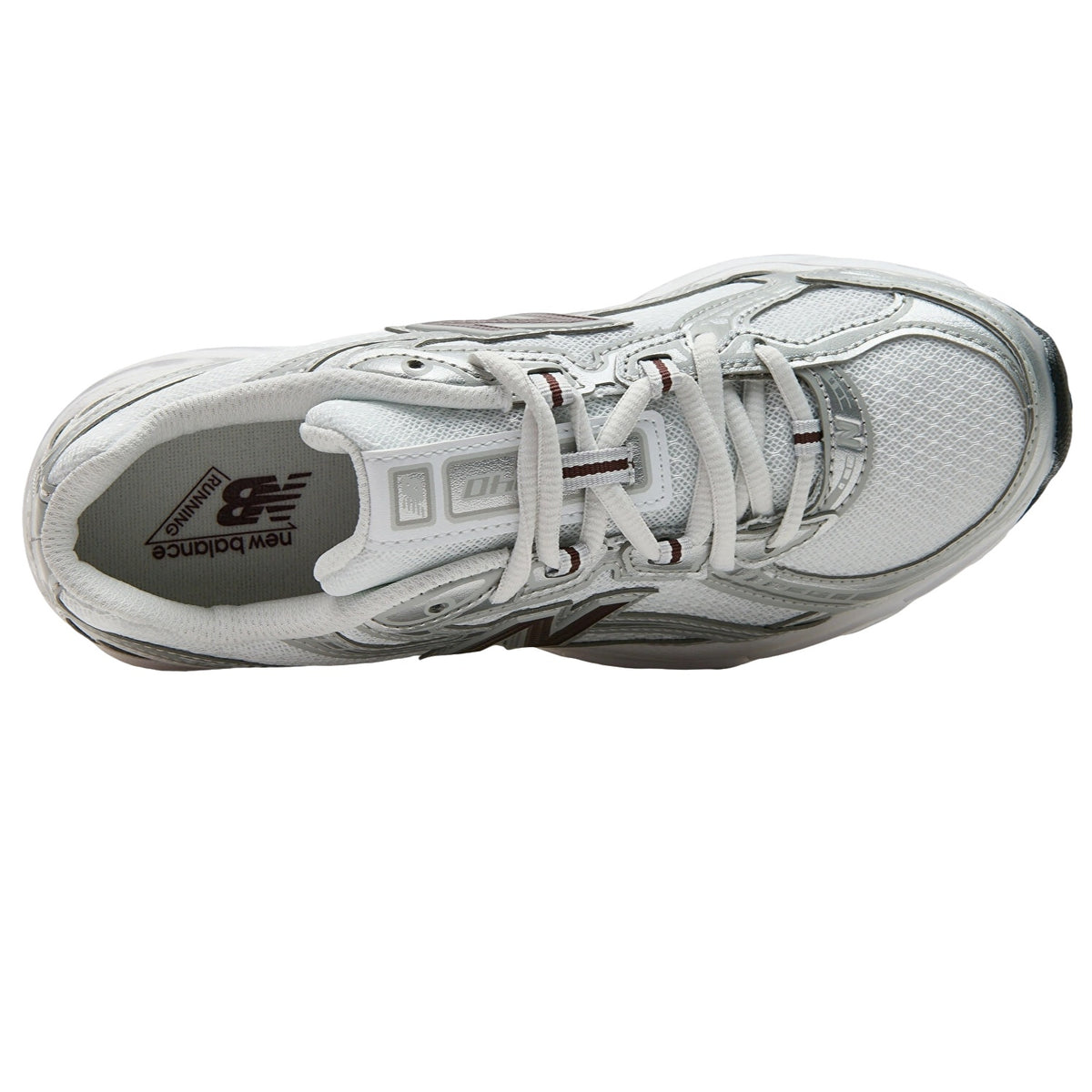 New Balance 740 Sneaker Wit/Bordeaux – Mezaldy