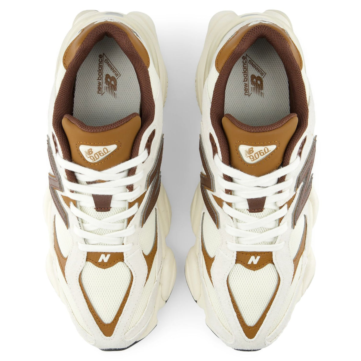 New Balance 9060 Sneaker Wit/Bruin